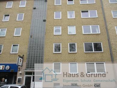 Wohnung zur Miete 1.400 € 4 Zimmer 105,2 m² 4. Geschoss frei ab sofort Waitzstraße 39 Brunswik Kiel 24105