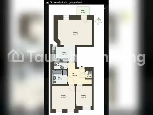 Wohnung zur Miete Tauschwohnung 1.300 € 3 Zimmer 90 m² Otterndorf Hamburg 20359