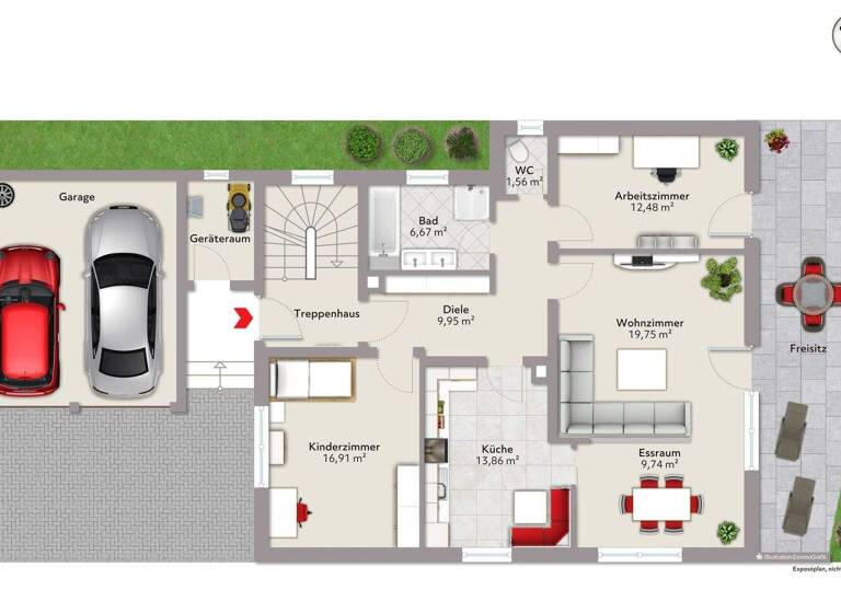 Mehrfamilienhaus zum Kauf 420.000 € 6 Zimmer 174 m² 760 m² Grundstück Trostberg 83308