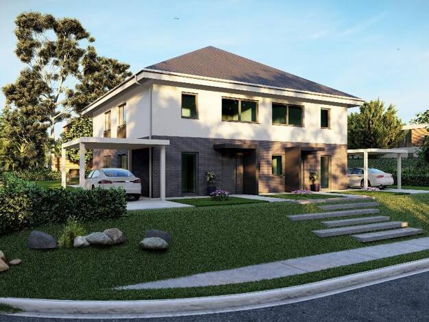 Doppelhaushälfte zum Kauf - Erstbezug 455.000 € 4 Zimmer 132 m² 340 m² Grundstück Bissendorf Bissendorf 49143