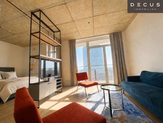 Wohnung zur Miete 1.359 € 1,5 Zimmer 28. Geschoss Landstraße 1030
