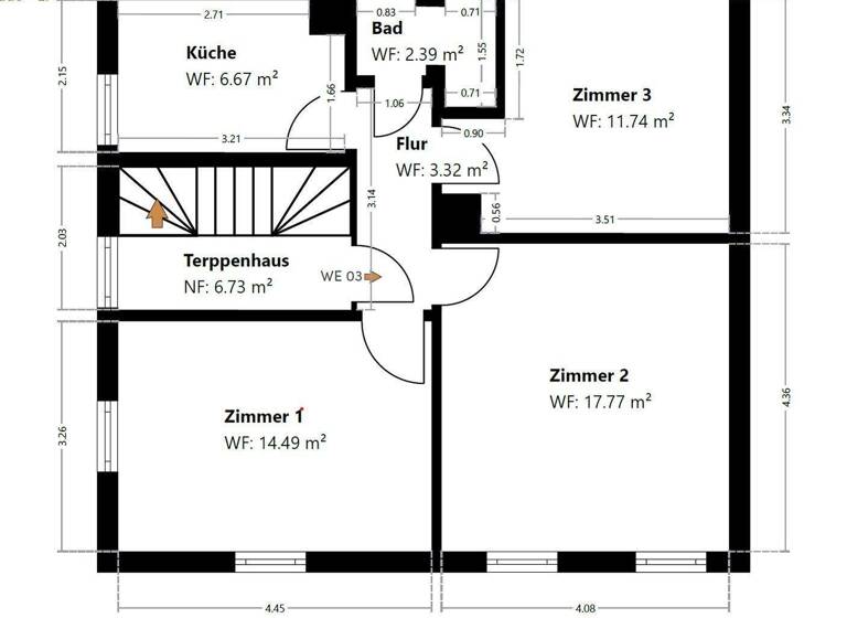 Studio zur Miete auf Zeit 360 € 1 Zimmer 14 m² frei ab sofort Deutschordenstr. Sontheim Heilbronn 74081
