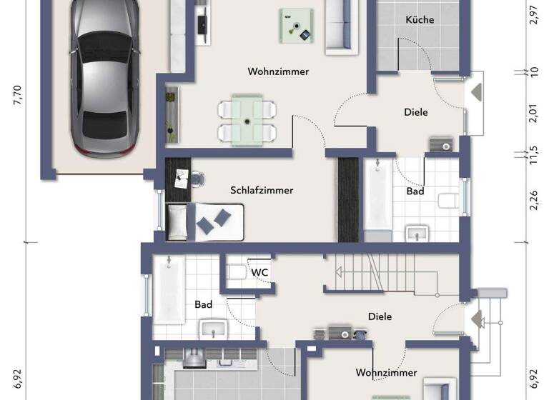 Einfamilienhaus zum Kauf 590.000 € 7 Zimmer 126 m² 907 m² Grundstück Monheim 40789