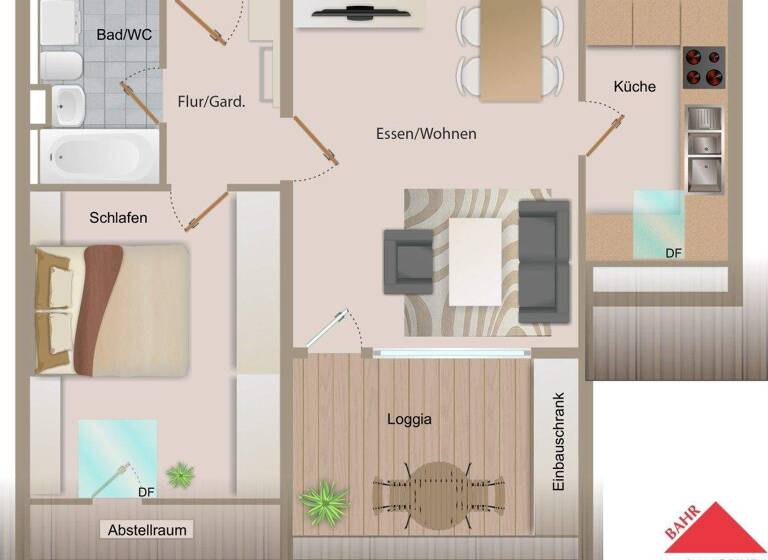 Wohnung zum Kauf 189.000 € 2 Zimmer 56 m² Huchenfeld Pforzheim 75181