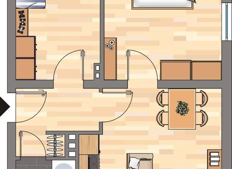 Wohnung zur Miete 479 € 2 Zimmer 48,7 m² EG Herderstraße 13 Montabaur 56410