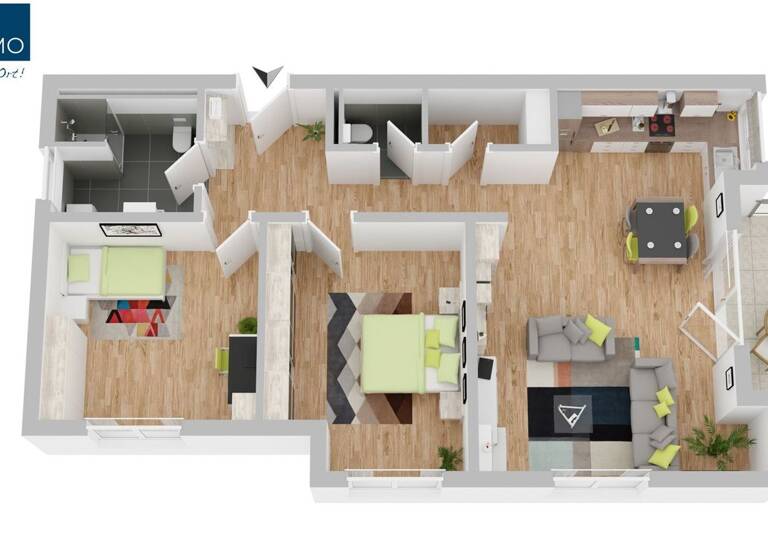 Wohnung zum Kauf - Erstbezug 389.000 € 3,5 Zimmer 92 m² Grafenhausen 79865