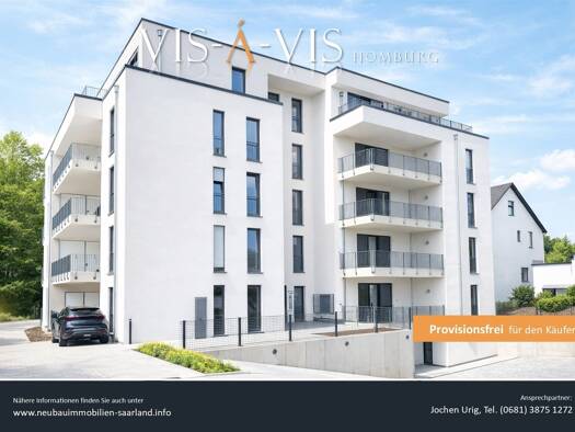Wohnung zum Kauf - Erstbezug provisionsfrei 341.868 € 3 Zimmer 90,6 m² Homburg Homburg 66424