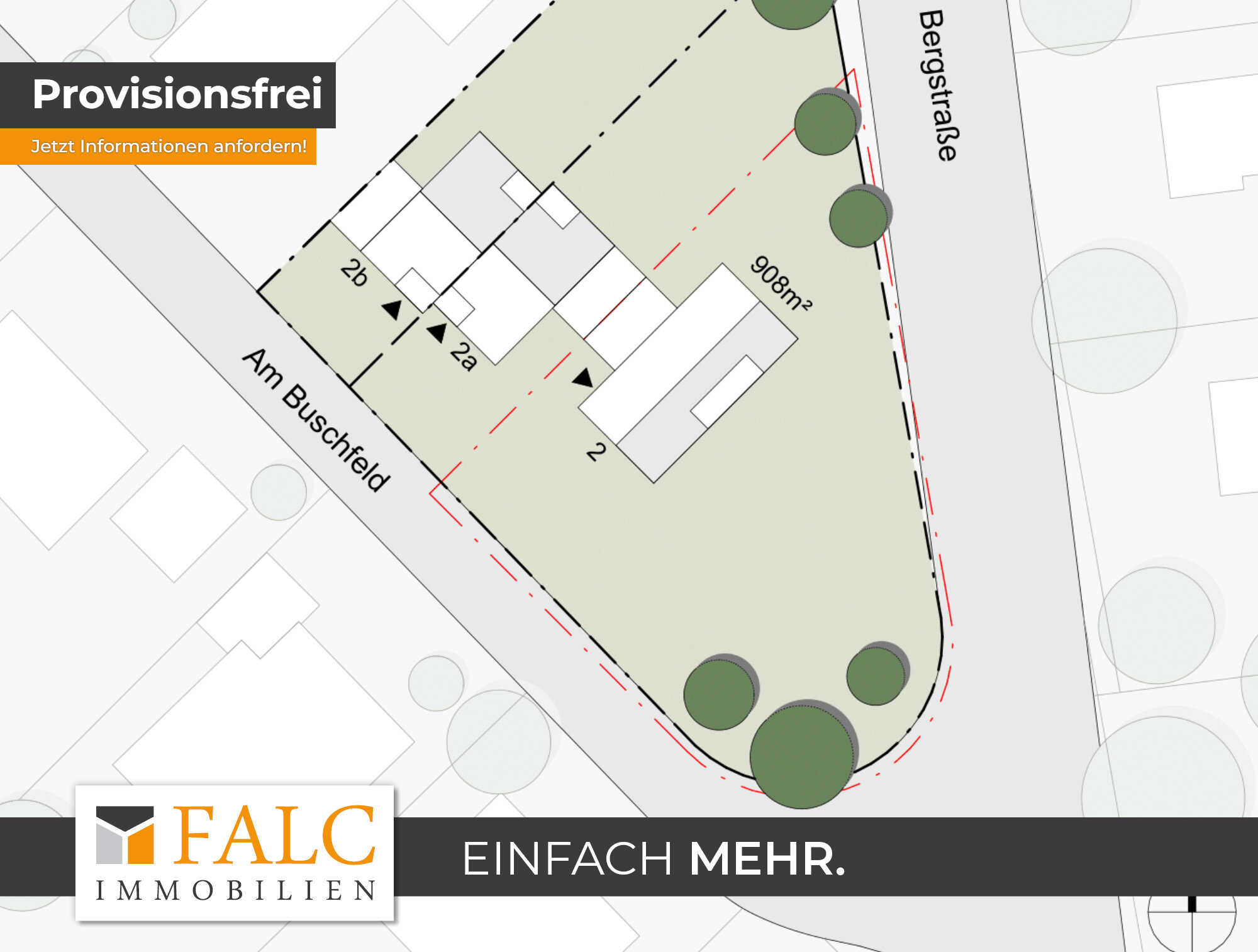 Grundstück zum Kauf provisionsfrei 250.000 € 908 m²<br/>Grundstück Am Buschfeld 2 Glöbusch Odenthal 51519