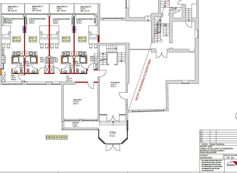 Wohnung zur Miete 700 € 1 Zimmer 36 m²<br/>Wohnfläche EG<br/>Geschoss ab sofort<br/>Verfügbarkeit Bahnhof Gondelsheim 1 Gondelsheim Weinsheim 54595
