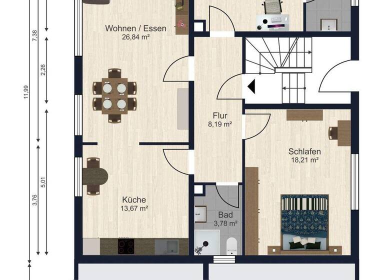 Wohnung zum Kauf 4 Zimmer 90 m² Konradsiedlung-Wutzlhofen Regensburg 93057