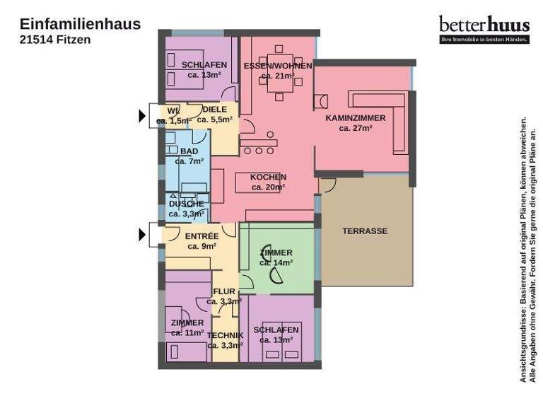 Haus zum Kauf 440.000 € 6 Zimmer 150 m² 990 m² Grundstück frei ab 01.12.2026 Fitzen 21514