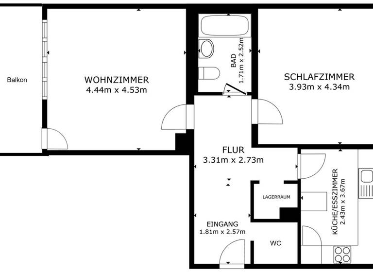 Wohnung zum Kauf 175.000 € 2 Zimmer 66 m² 7. Geschoss Mögeldorf Nürnberg 90480