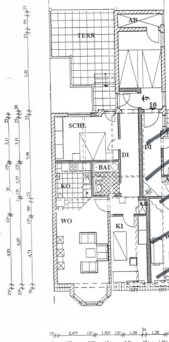 Wohnung zum Kauf 109.000 € 3 Zimmer 85 m²<br/>Wohnfläche 3.<br/>Geschoss Friedrich-Engels-Str. 15 Clara-Zetkin-Straße / Friedrich-Engels-Straße Gera 07545