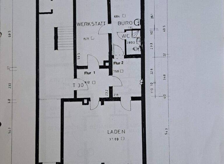 Laden zur Miete 800 € 3 Zimmer 37 m² Verkaufsfläche Markt 18 Schwarzenberg 08340