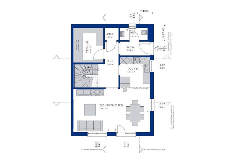 Haus zum Kauf 547.100 € 4 Zimmer 122 m² 210 m² Grundstück Rothkreuz Weißensberg 88138