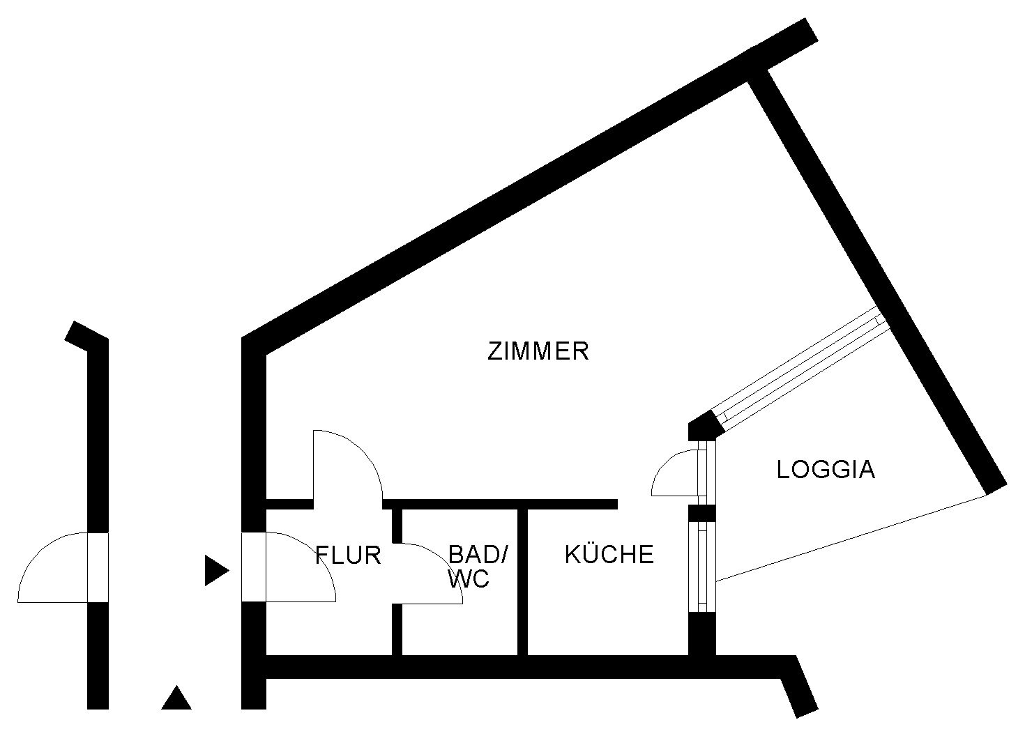 Wohnung zur Miete 310 € 1 Zimmer 39,1 m²<br/>Wohnfläche 3.<br/>Geschoss ab sofort<br/>Verfügbarkeit Schulenburgallee 11 Tiergartenbreite Wolfsburg 38448