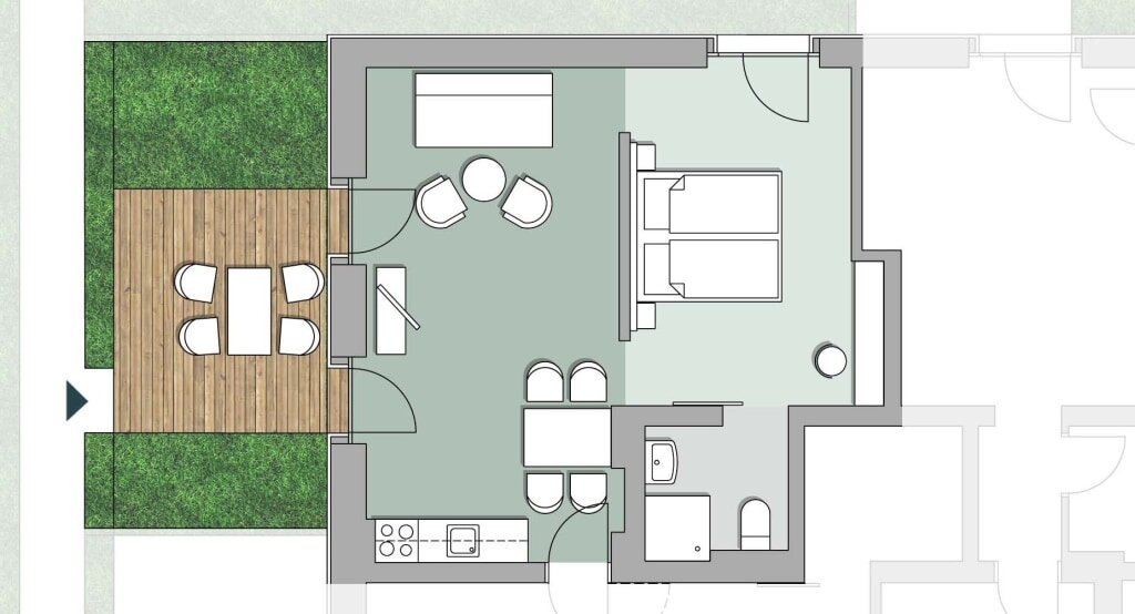 Wohnung zur Miete Wohnen auf Zeit 1.800 € 2 Zimmer 44 m²<br/>Wohnfläche 02.01.2025<br/>Verfügbarkeit Nachtflügelweg Weißer Hirsch Dresden 01324