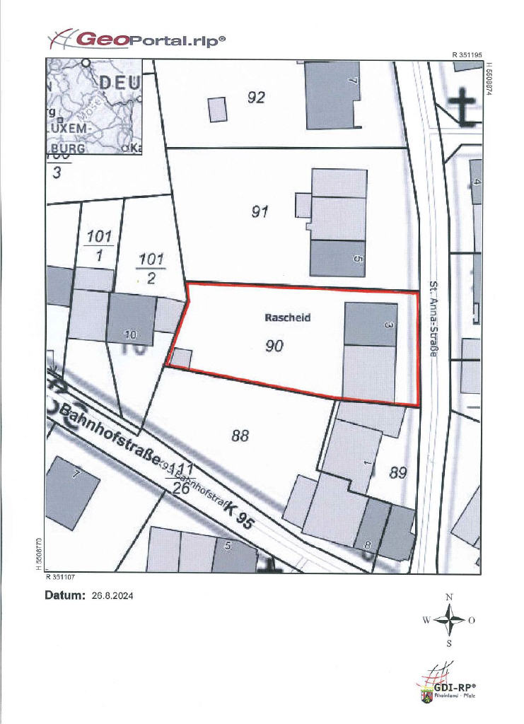 Haus zum Kauf 199.000 € 6 Zimmer 130 m²<br/>Wohnfläche 1.062 m²<br/>Grundstück Rascheid 54413