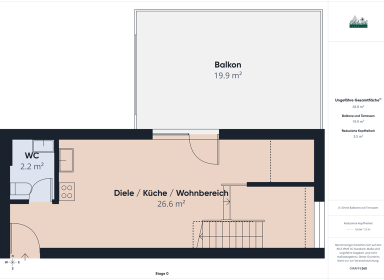 Maisonette zum Kauf 275.000 € 3 Zimmer 61 m² 3. Geschoss Ebene Reichenau 9565