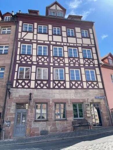 Wohnung zur Miete 1.200 € 3 Zimmer 105 m² 4 Geschosse frei ab 01.08.2025 Altstadt / St. Lorenz Nürnberg 90403