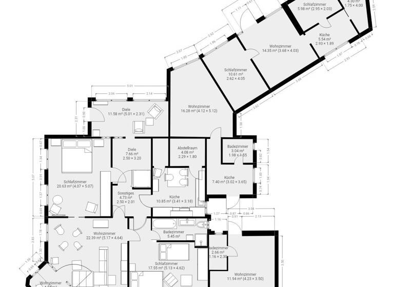 Mehrfamilienhaus zum Kauf 770.000 € 12 Zimmer 270,3 m² 703 m² Grundstück Dahme 23747