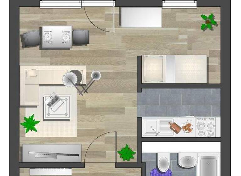 Studio zur Miete 227 € 1 Zimmer 35,8 m² 8. Geschoss Am Harthwald 22 Markersdorf Chemnitz 09123