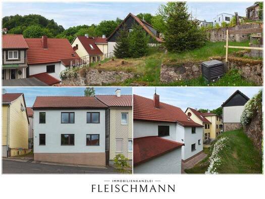 Doppelhaushälfte zum Kauf 5 Zimmer 110,1 m² 299 m² Grundstück Amtsstraße 4 Zella-Mehlis 98544