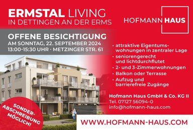 Penthouse zum Kauf provisionsfrei 429.000 € 2 Zimmer 75 m² Dettingen an der Erms 72581