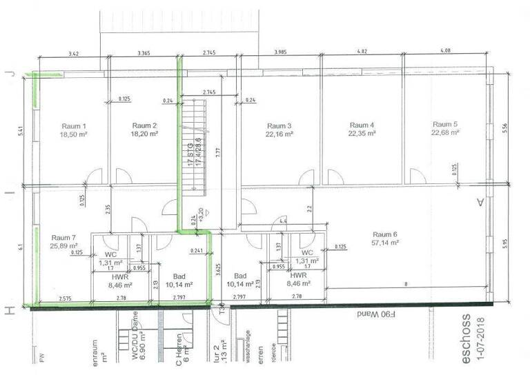 Büro zur Miete 800 € 3 Zimmer 82 m² Bürofläche Hinterzhof Laaber 93164