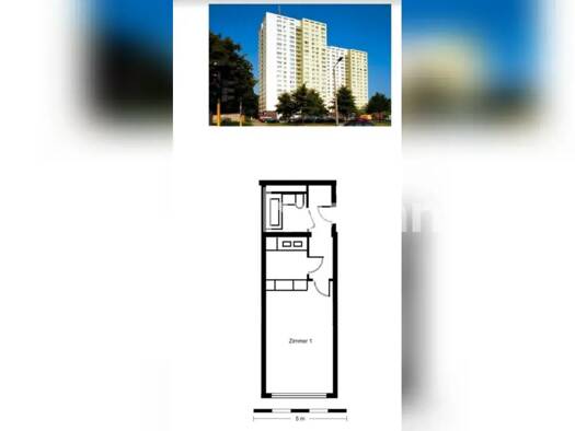 Studio zur Miete nur mit Wohnberechtigungsschein Tauschwohnung 215 € 1 Zimmer 30 m² 4. Geschoss Französisch Buchholz Berlin 13053