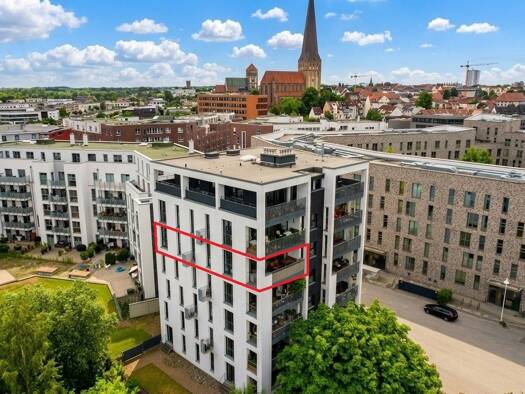 Wohnung zum Kauf 619.500 € 4 Zimmer 104 m² 5. Geschoss Gaffelschonerweg 5 Stadtmitte Rostock 18055