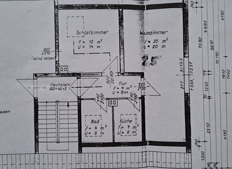 Wohnung zum Kauf provisionsfrei 49.900 € 2 Zimmer 35 m²<br/>Wohnfläche Dachgeschoss<br/>Geschoss Hoyersburger Straße 67a Salzwedel Salzwedel 29410