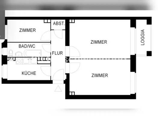Wohnung zur Miete Tauschwohnung 396 € 2,5 Zimmer 65 m² EG Moabit Berlin 13357