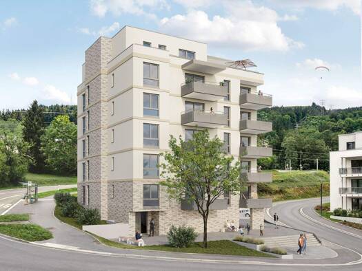 Wohnung zum Kauf provisionsfrei 353.500 € 2 Zimmer 62 m² 5. Geschoss Elisabeth-Schwander-Straße 1 Bad Säckingen 79713