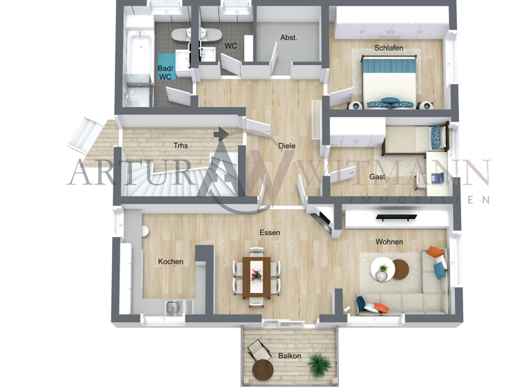 Wohnung zum Kauf 270.000 € 3 Zimmer 83,9 m² Schmieheim Kippenheim 77971