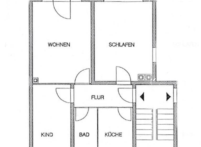 Wohnung zum Kauf 90.000 € 3 Zimmer 57,8 m² 4. Geschoss Heinrich-Heine-Straße 13 Wernigerode 38855
