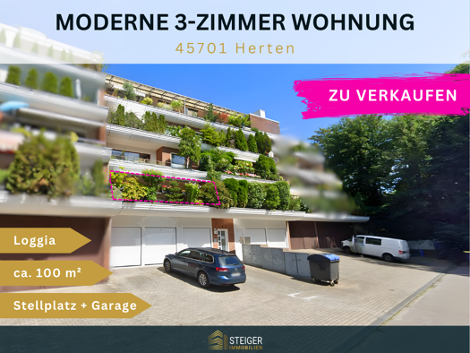 Wohnung zum Kauf 229.000 € 3 Zimmer 99,1 m² 1. Geschoss Westerholt Herten 45701