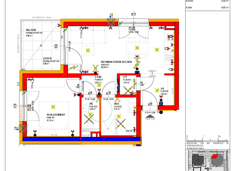 Wohnung zur Miete - Erstbezug 703 € 2 Zimmer 49,8 m² 3. Geschoss Kellner-Straße/Perausch-Straße Enns 4470