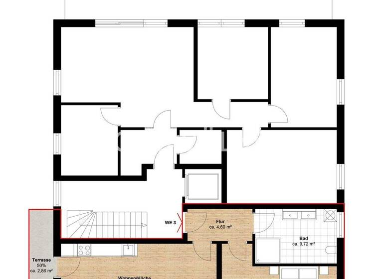 Wohnung zum Kauf 449.000 € 2 Zimmer 70 m² Hiltrup Münster 48165