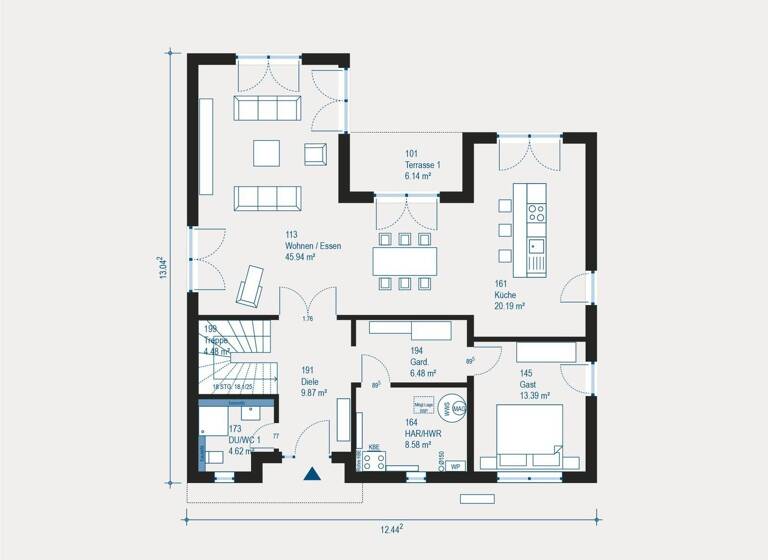 Einfamilienhaus zum Kauf 524.900 € 5 Zimmer 245 m² 450,4 m² Grundstück Würmersheim Durmersheim 76448