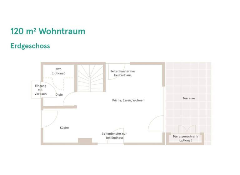Reihenmittelhaus zum Kauf - Erstbezug provisionsfrei 409.990 € 4 Zimmer 120 m² 153 m² Grundstück Am Bahnhof 29C Griesheim 64347