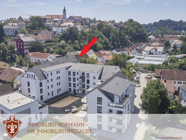 Wohnung zum Kauf - Erstbezug 259.000 € 3 Zimmer 57,7 m² Dachgeschoss, 4. Geschoss Landau Landau an der Isar 94405