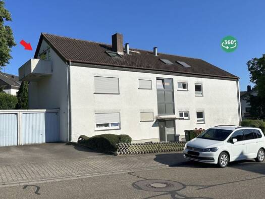 Wohnung zum Kauf 247.000 € 2 Zimmer 60 m² Dachgeschoss, 2. Geschoss Ettlingen 76275