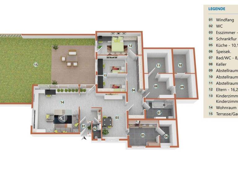 Einfamilienhaus zur Miete 1.460 € 3 Zimmer 134,9 m² 124 m² Grundstück Beutelsbach Weinstadt / Beutelsbach 71384