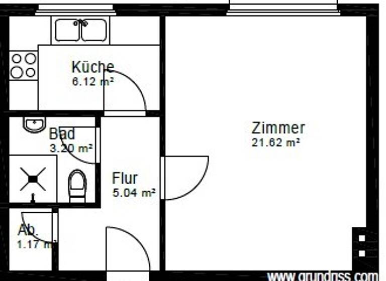 Wohnung zum Kauf 195.000 € 1 Zimmer 38,3 m²<br/>Wohnfläche 2.<br/>Geschoss Charlottenburg Berlin 10587