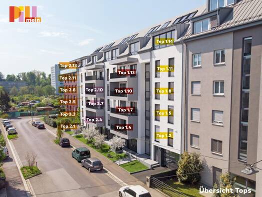 Wohnung zum Kauf - Erstbezug 339.000 € 2 Zimmer 55,5 m² 3. Geschoss frei ab 01.12.2026 Pillweinstraße 44 - 46 Waldegg Linz 4020