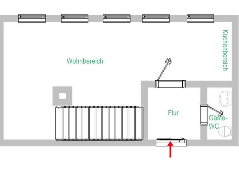 Maisonette zur Miete 300 € 1 Zimmer 50,1 m²<br/>Wohnfläche 1.<br/>Geschoss ab sofort<br/>Verfügbarkeit Frankenberg Frankenberg 09669