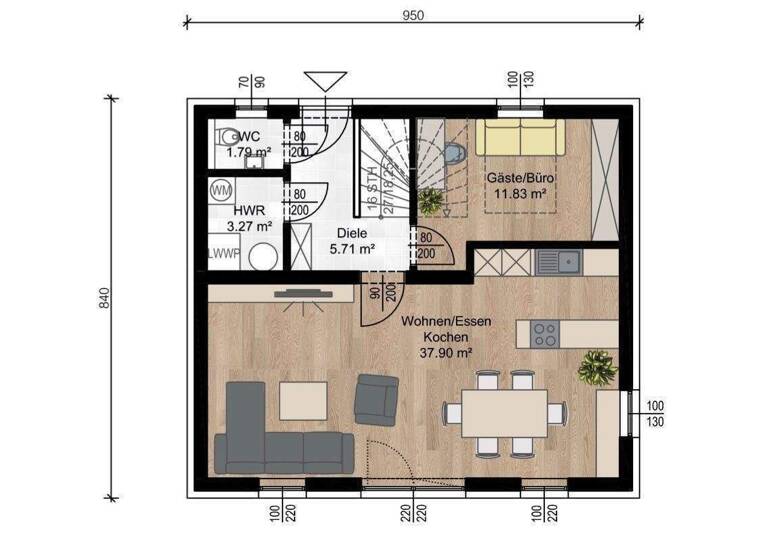 Einfamilienhaus zum Kauf 307.990 € 5 Zimmer 123 m² 760 m² Grundstück Ravelsbach 3720