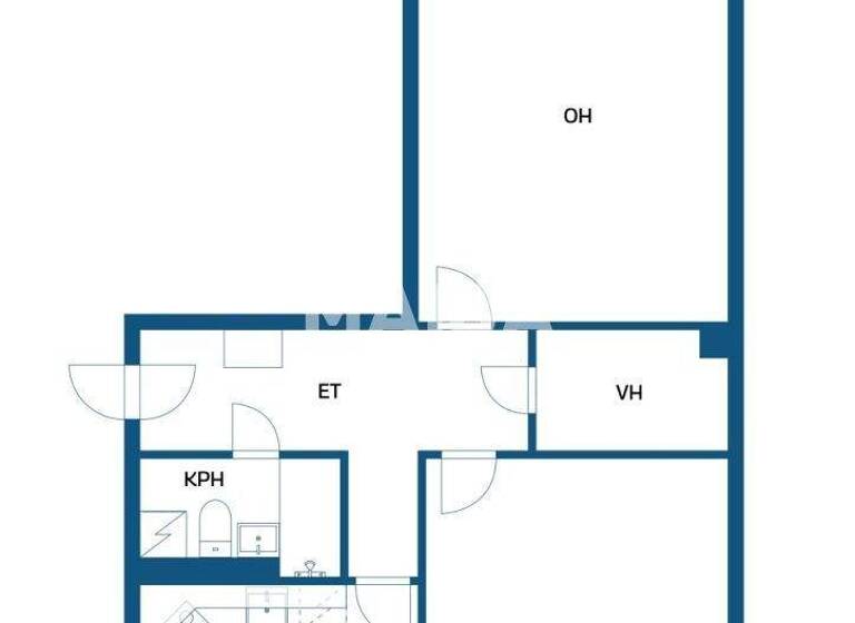 Studio zum Kauf 68.000 € 2 Zimmer 61 m² 3. Geschoss Virsutie 5 Vantaa 01360