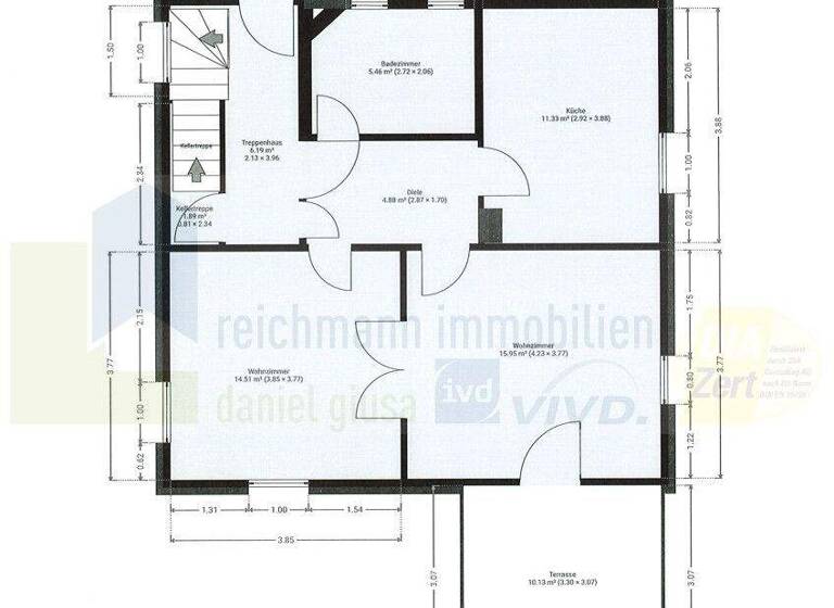 Mehrfamilienhaus zum Kauf 375.000 € 6 Zimmer 127 m² 566 m² Grundstück Donaueschingen 78166